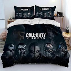 o2078 Lakanat COD-peli, Call of Duty, Gamer Comforter -vuodevaatteet, pussilakanasänkysetti peittopeitto tyynyliina, koko vuodevaatteet Poikien lak...