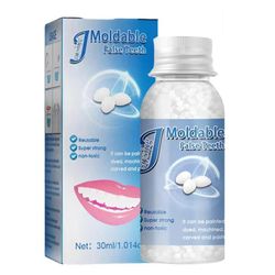 30 ml:n väliaikainen hampaiden korjaussarja - DIY Smile Makeover rikkoutuneille, epätasaisille hampaille, turvallinen ja luonnollisen näköinen lopp...