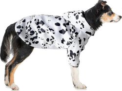 Koiran vaatteet pienille keskikokoisille koirille Dalmatialaiset hupparit Koira Dalmatian puku Lemmikki Talvipusero Pentu Lämmin hupullinen takki P...
