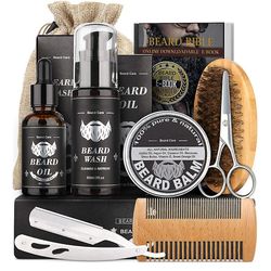 Slinx Beard Grooming Kit Shampoo Wash Miesten partaharja, Partakampa, Viikset Sakset