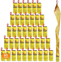 (40 rullaa) Fly Trap Paper Fly Killer Inside Out Käytä kärpäsiä, hyttysiä ja muita lentäviä hyönteisiä