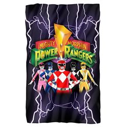 Power Rangers Lighting Rangers Fleece Blanket-w484 50x40in 125x100cm