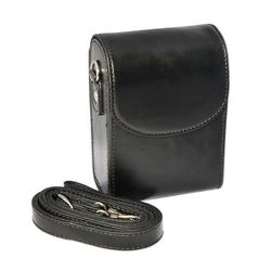 Kameralaukku nahkakotelo Panasonic Lumix LX10 LX15 TZ96 TZ95 TZ90 TZ80 TZ70 TZ60 TZ50 TZ40 TZ30 TZ20 TZ10 ZS70 ZS50 ZS30 ZS20 musta