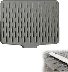 unbrand Silikoninen astiankuivausmatto, läikkymätön silikoninen työtasonsäästäjä, lämmönkestävä ja liukumaton matto tippumattomaan kuivaukseen, val...