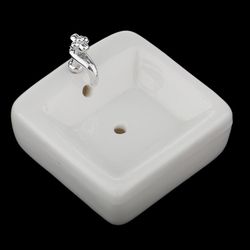 1/12 Miniature håndvask til dukkehus badeværelse møbler tilbehør