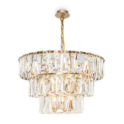 Maytoni Lighting Moderne Puntes 3 Tier 18 Light Gold Vedhæng Loft Lys