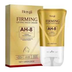 AH-8 Kiinteyttävä kaulavoide kreppiiselle iholle, Ah8 Kiinteyttävä kaulavoide, vähentää ryppyjä ja kaulan juonteita, Anti-Aging kaulavoide kaikille...