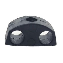 Kajakkikannen siiman ohjain Nylon musta takila kiinnityspidike kiinnike 5-osainen sarja