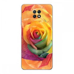 Crazy Kase Hull For Xiaomi Redmi Note 9t I Silikone Soft 1 Mm, Pink Flower Farverige