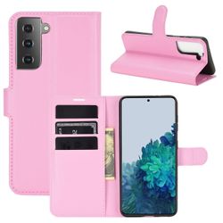 König Taske Mobiltelefonbeskytter til Samsung Galaxy S21 Plus Cover Cover Taske Cases Pink Ny