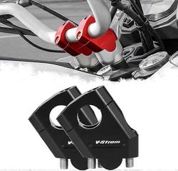 28mm 22mm kahvatanko puristin Moottoripyörä Ohjaustanko Nousuputki Mount Honda - Kestävä musta MDL3517