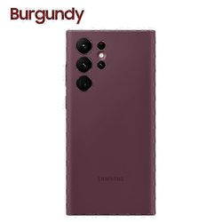 Käytä Samsungin silikonikotelon suojakuoreen Galaxy S22Ultra S22 Ultra 5G -muotikoteloille Matkapuhelinkotelot Matkapuhelimen kotelo For Burgundy