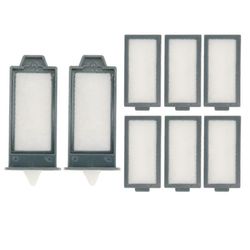 DreamStation 2 CPAP -suodattimet - 8 kpl kertakäyttöisiä/uudelleenkäytettäviä premium-suodattimia Harmaa