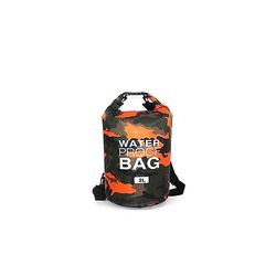 Vandtæt badepose Tør sæk camouflage farver drivende rafting taske 2L Orange