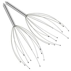 Xqday Hovedmassager sæt af 2 hoved crawler med 12 fingre hoved massage edderkop, hoved