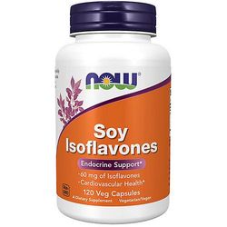 Now Foods soija-isoflavonit, 60 mg, 120 kasviskorkit (1 kpl pakkaus)