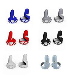 VR-kahvan suojakannen ohjain Kahvan kansi Oculus Quest 2:lle liukastumista estävä naarmuuntumaton iho silikoni