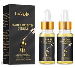 2 stk Ginger Hair Growth Serum Oil Anti-forebyggelse hårtab væske for beskadiget høj kvalitet