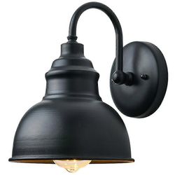 Vintage Wall Sconce Hanhenkaula Barn Litteä Kevyt Teollinen Vintage Maalaistalon Seinä Lamppu Ulkovesi Musta