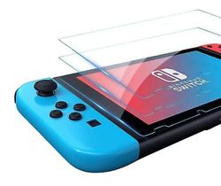 Best Trade Erittäin vahva suojaava lasi näytönsuojalasi, yhteensopiva Nintendo Switchin kanssa
