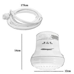 110/220v välitön sähköinen vedenlämmitin Instant Hot Shower Head 5400w 3 lämpötilan säätö