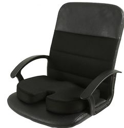 Coosilo Memory Foam sædepude til bilsæder, hjemmekontor og rejsepude sort