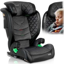 Turvaistuin Nukido Louis musta-harmaa 15-36 kg ISOFIX