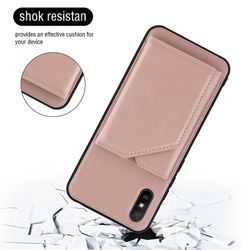 Gangxun Sag For Xiaomi Redmi 9a Vintage Cuir Cover Læderetui Kofanger - Rose