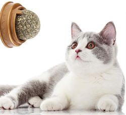 Xqday Naturlig bruger af Catnip Toy Ball Godbidder eliminerer hairballs at fremme