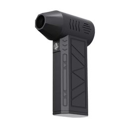 Mini-ilmapuhallin lisäsuuttimella 130000RPM Turbo Jet -tuuletin 39,5 m/s Musta