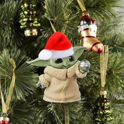 Baby Søt Yoda Christmas Decor Party Xmas Tree Hengende Anheng Ornaments Dekorasjon Gave E