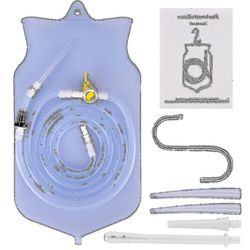 2l Nontoxic Enema Bucket Kit For Kolon rengjøring, medisinsk Grade Silikonrør Detox Enema Kit Med 4 dyser