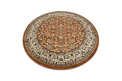 RugsX Tæppe ROYAL ADR cirkeldesign 1745 brun circle 150 cm
