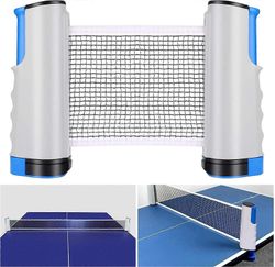 Nirvana Ping Pong Net, sisäänvedettävä pöytätennisverkko Ping Pang Net Pöytätennisverkko Säädettävä kannettava sisä- ja ulkokäyttöön, harmaa