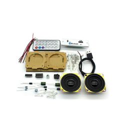 DIY elektroninen sarja Bluetooth-kaiutinelektroniikka DIY-juotosprojektisarja Bluetooth stereokaiutin Kuten