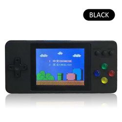 Ny generation håndholdt spil spiller med 3,0 tommer LCD Retro videospil konsol indbygget 500 spil pocket console til børn voksen SORT