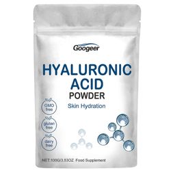 Luonnollinen hyaluronihappojauhe ihonhoitoon Syväkosteuttava ikääntymistä estävä seerumi Kosteustuki kaikille ihotyypeille 1PCs