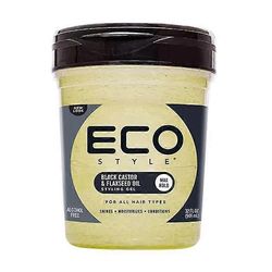 Eco Styler Eco Style Musta Risiini- ja Pellavansiemenmuotoilugeeli 946ml