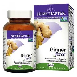 New Chapter Uusi luku Ginger Force, 30 nestemäistä vihanneskorkkia (1 kpl pakkaus)