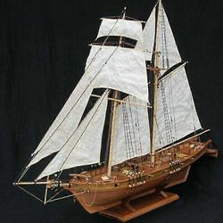 1:100 Halconin puinen purjevenemalli DIY Kit Ship Assembly -koristelulahja lahja