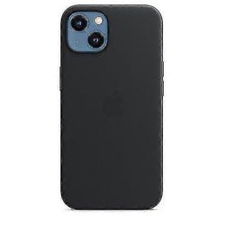 Nahkainen puhelinkotelo iphone 13 -nahkakotelolle Magsafella Keskiyö Laiton
