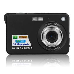 Mini digitaalikamera, videovideokamera Teräväpiirto 1080P 2.7" LCD-näyttö 8X digitaalinen zoom 18MP 30FPS lapsille Lapset Poika Tyttö