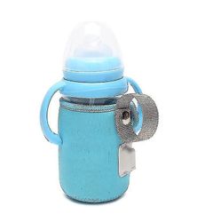 Usb Mælk Varmere, bærbar Baby Flaske Varmere Taske, Varmere Varmelegeme Bagblue