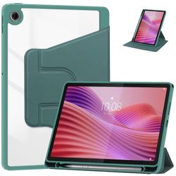 Lenovo Tab TB311FU Case 360° Pyörivä jalusta PU nahka + akryyli tabletin kansi (ilman näppäimistöä Monivärinen Blackish Green