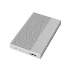 2.5inch værktøj-fri Mobile Hard Disk Box USB Typec For Notebook Solid-state Disk MR23G BA Sølv