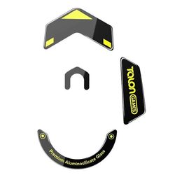 Lasiset hiiren jalat, jotka ovat yhteensopivia G502 X PLUS langattoman hiiren kanssa Pyöreä kaareva reuna Hiiri Lasiluistimet, B Musta