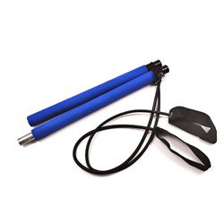 Functal Gym Adjable Kit med Ance Portable Rope Fitness Rod Øvelse Rod Pilates Er Reb ()