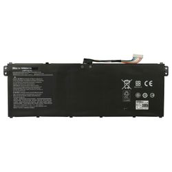 vhbw-akun vaihto Acer AP18C4K, AP18C8K, KT.00304.012, KT00304012, 3ICP5/81/68 kannettavalle tietokoneelle (4200 mAh, 11.4 V, Li-polymeeri) Musta