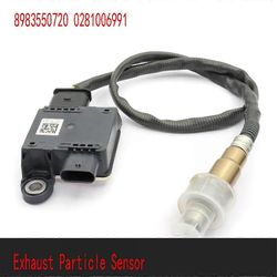 8983550720 0281006991 dieselin pakokaasun hiukkasanturianturin anturi Isuzu D-MAX Dmax: lle Musta