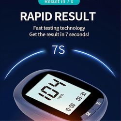 ZENGO hemoglobiinimittari hemoglobiinimittari hemoglobiinitestisarja glukometri mittaa verensokeria, 50 testiliuskaa